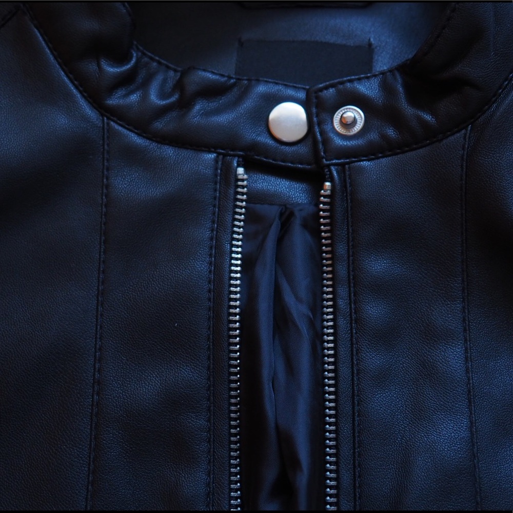 Faux Leather Jacket - Picture 3 of 6